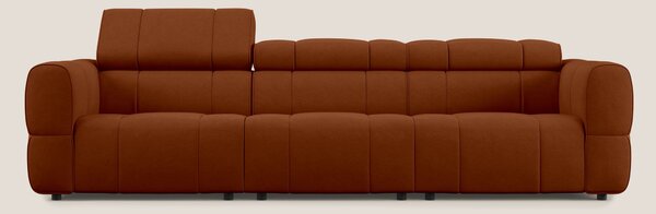 Giotto Divano modulare a 3 sedute con opzione relax elettrico in micro