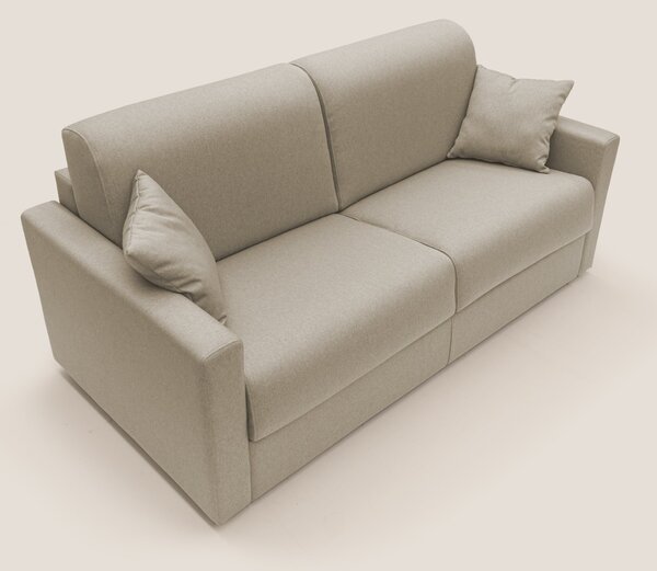 Chris Divano letto matrimoniale in tessuto impermeabile T13 beige