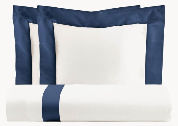 Set biancheria da letto in flanella di cotone Sharon, set da 2