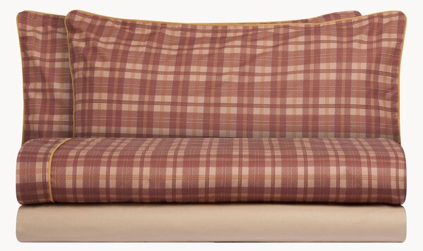 Set biancheria da letto in cotone Lennon, set da 4