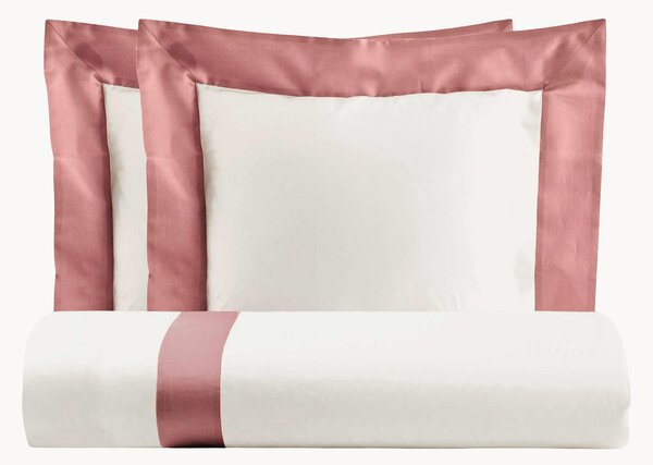 Set biancheria da letto in flanella di cotone Sharon, set da 2