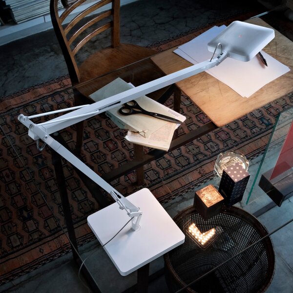 Lampade da tavolo FLOS, Kelvin Edge, Bianco, Studio / Ufficio, Metallo, Design