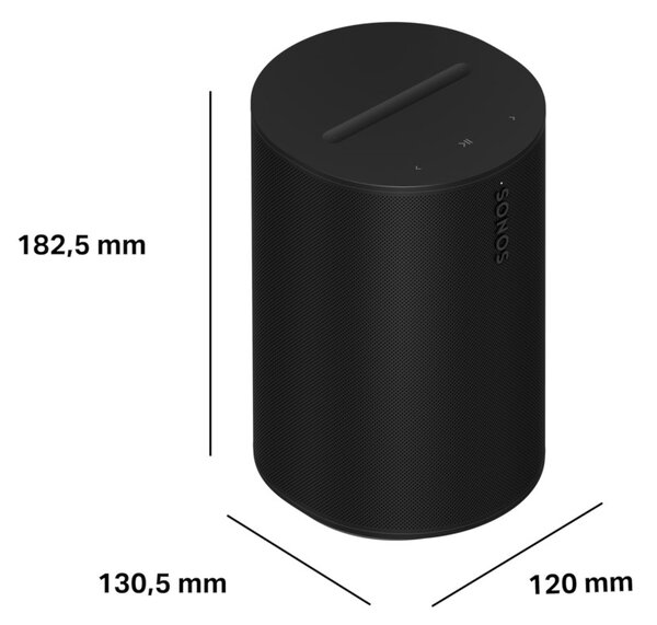 Sonos Era 100 SL Black Diffusore Wireless TruePlay Wi-Fi AirPlay2 Bluetooth Multiroom