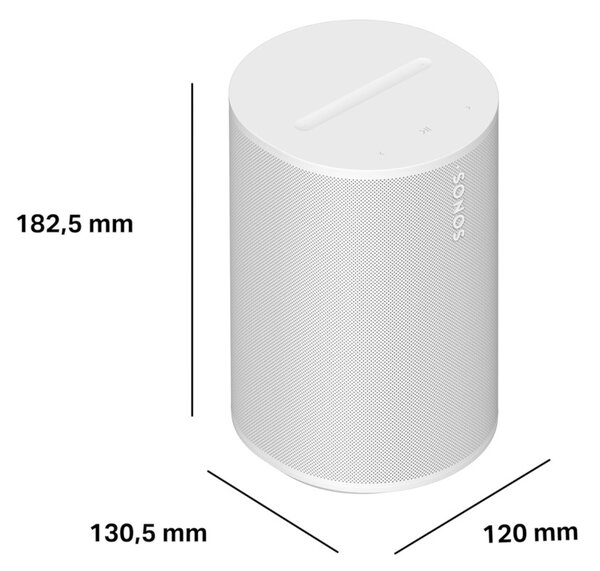 Sonos Era 100 SL White Diffusore Wireless TruePlay Wi-Fi AirPlay2 Bluetooth Multiroom