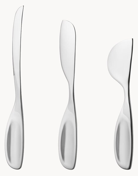 Set di 3 coltelli da formaggio in acciaio inossidabile Alfredo