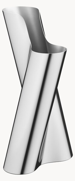 Vaso da terra in acciaio inossidabile Lituus, alt. 50 cm