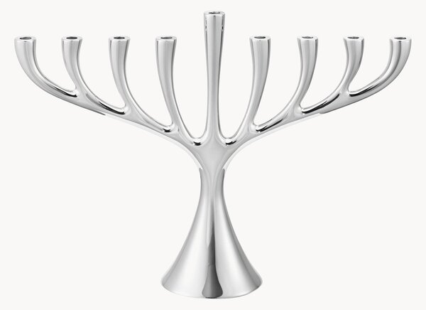 Menorah in acciaio inossidabile Cobra