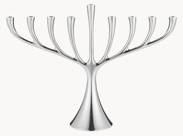 Menorah in acciaio inossidabile Cobra