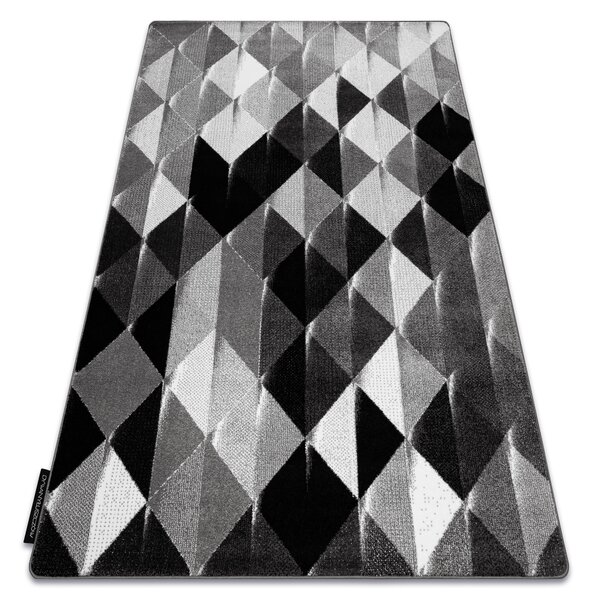 Tappeto INTERO PLATIN 3D triangoli grigio