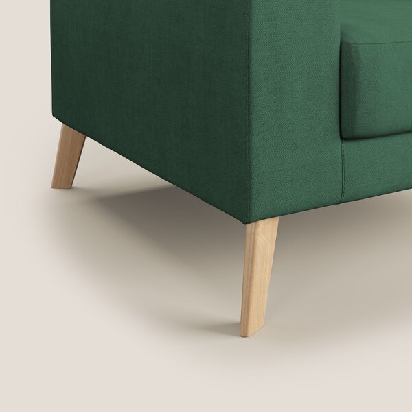 Danish poltroncina in tessuto morbido impermeabile T02 verde