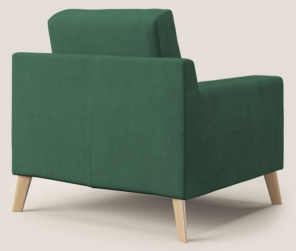 Danish poltroncina in tessuto morbido impermeabile T02 verde