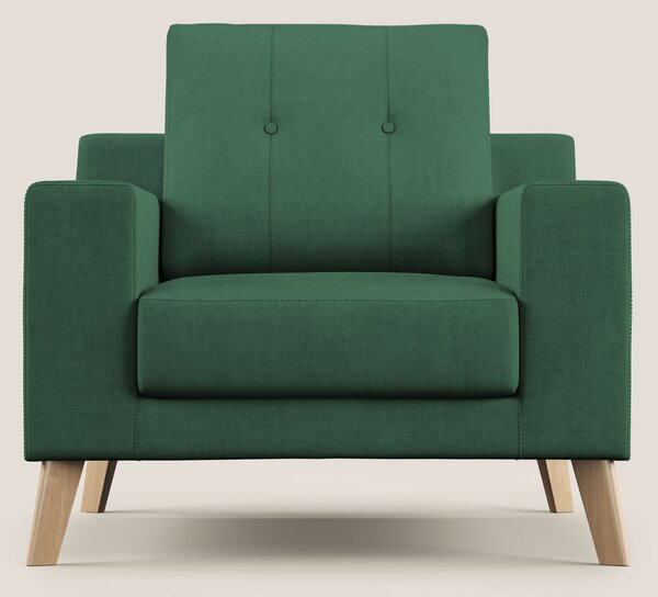 Danish poltroncina in tessuto morbido impermeabile T02 verde