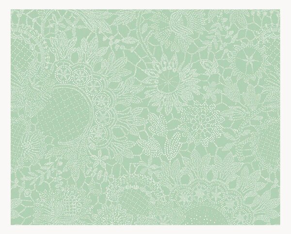 Set di 4 tovagliette americane jacquard Mille Guipures Jade