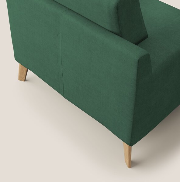 Danish poltroncina in tessuto morbido impermeabile T02 verde