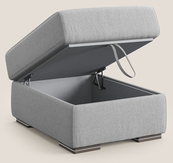 Sun pouf apribile contenitore in tessuto smacchiabile ad acqua T05 gri