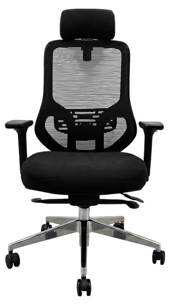 JAN NOWAK Sedia da ufficio ergonomica con rivestimento in rete Poltrona direzionale in rete AXIS, nera