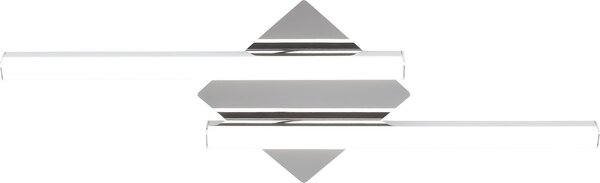 Lampada da soffitto per bagno a LED 2x 12W colore cromo 5895 Antonia Rabalux