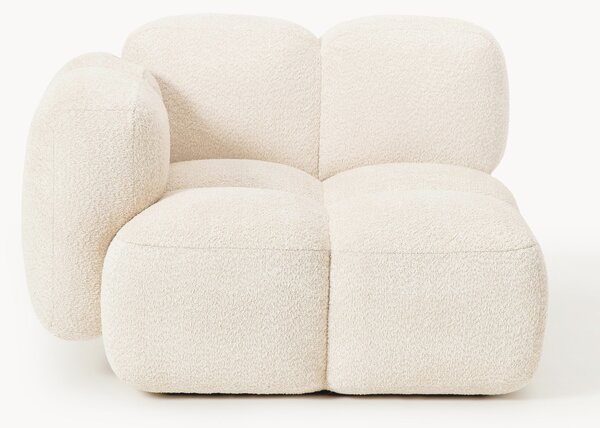 Modulo angolare in teddy bouclé Tayla