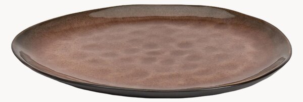Set di 2 piatti piani fatti a mano Pure