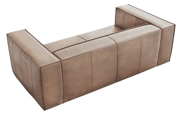 Divano in pelle marrone chiaro 212 cm Madame - Windsor & Co Sofas