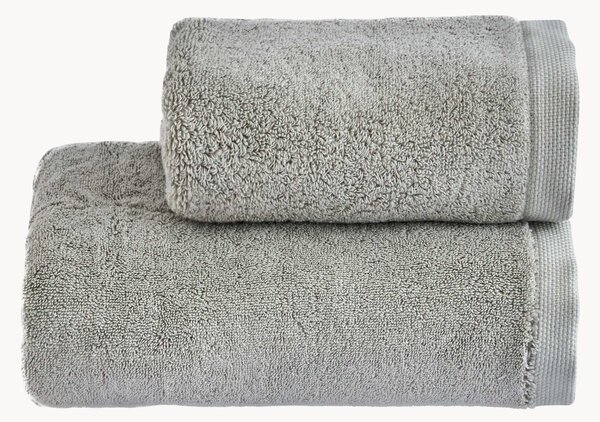 Set di 2 asciugamani in spugna di cotone Luxe