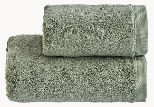 Set di 2 asciugamani in spugna di cotone Luxe
