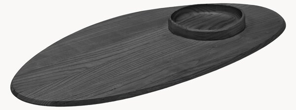 Piatto da portata in legno di frassino fatto a mano Dune