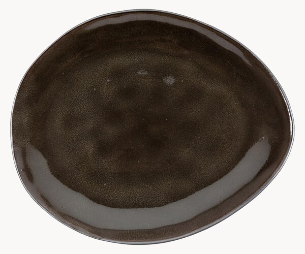 Set di 2 piatti da torta ovali Pure