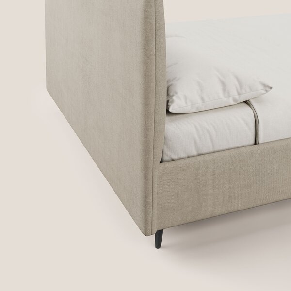 Yvonne letto contenitore in morbido tessuto impermeabile T02 beige