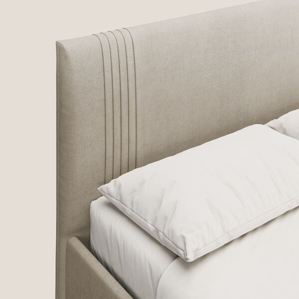 Yvonne letto contenitore in morbido tessuto impermeabile T02 beige