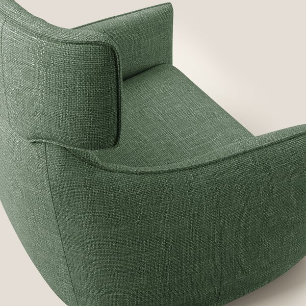 Zelda Poltroncina dal design moderno in morbido tessuto impermeabile T