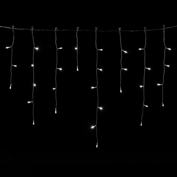 BRILAGI - Catena luminosa natalizia LED per esterni 600xLED/6W/8 funzioni 33m IP44 bianco freddo