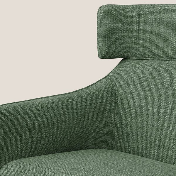 Zelda Poltroncina dal design moderno in morbido tessuto impermeabile T