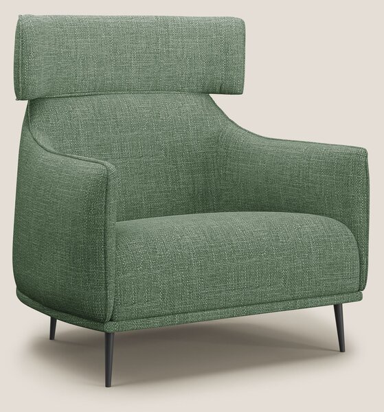 Zelda Poltroncina dal design moderno in morbido tessuto impermeabile T
