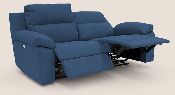 Romeo Divano relax con recliner elettrico in morbido tessuto impermeab