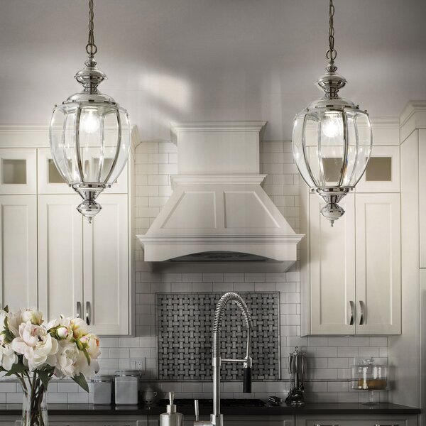 Sospensione Rustica-Country Norma Metallo Cromo 1 Luce E27