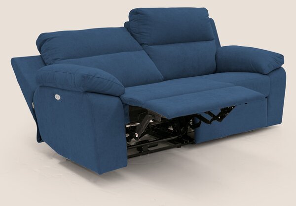 Romeo Divano relax con recliner elettrico in morbido tessuto impermeab