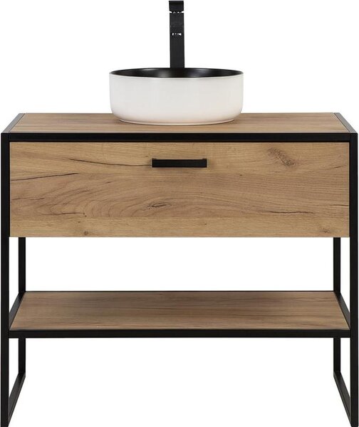 Set di mobili da bagno 90cm lavabo Loft vanity unit lavabo cassetto lavabi