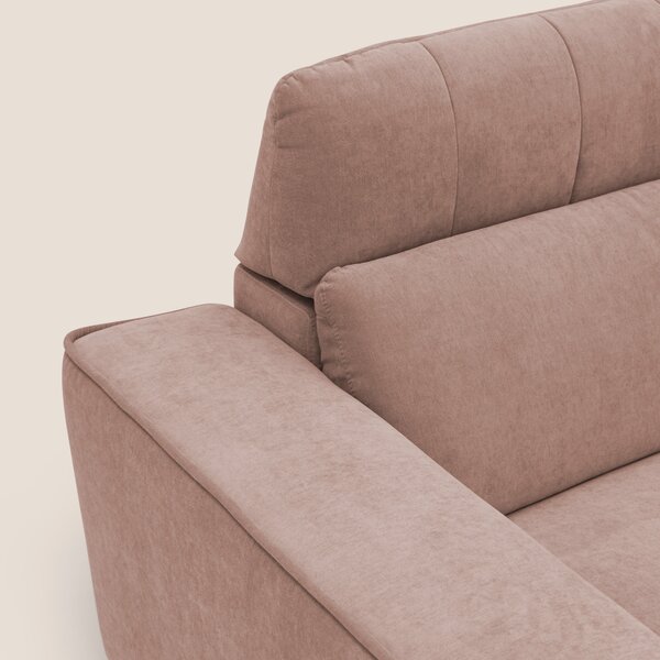 Clark Divano modulare con opzione relax elettrico in tessuto smacchiab