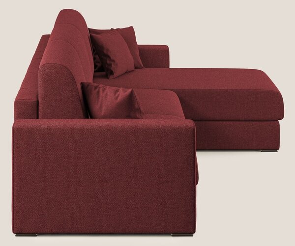 Best Divano letto angolare con penisola in tessuto smacchiabile QuickC