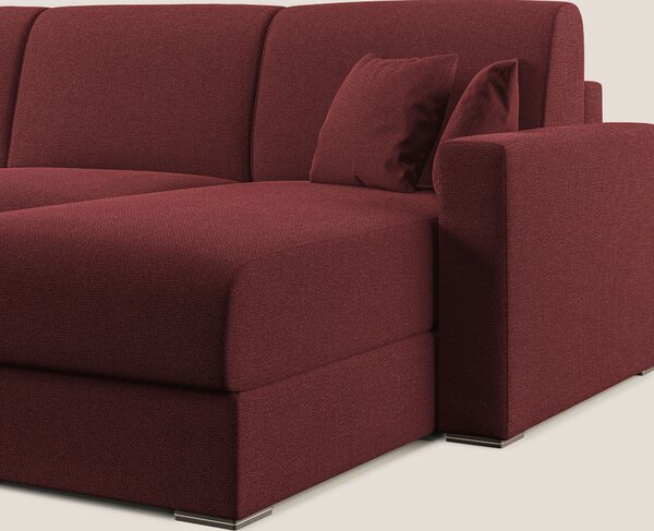 Best Divano letto angolare con penisola in tessuto smacchiabile QuickC