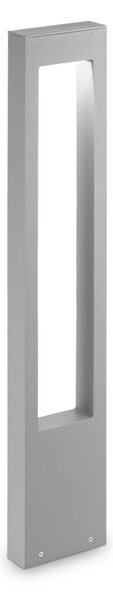 Piantana Moderna Vega Alluminio Grigio 1 Luce G9 3W 3000K Luce Calda
