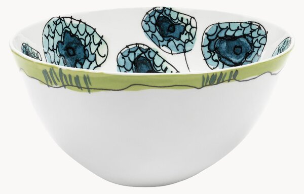 Ciotola da portata in Fine Bone China Midnight Flowers