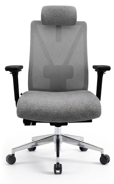 JAN NOWAK Sedia da ufficio ergonomica grigia con rivestimento in rete VECTOR