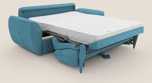 Zeus Divano letto scandinavo con schienale alto in tessuto impermeabil