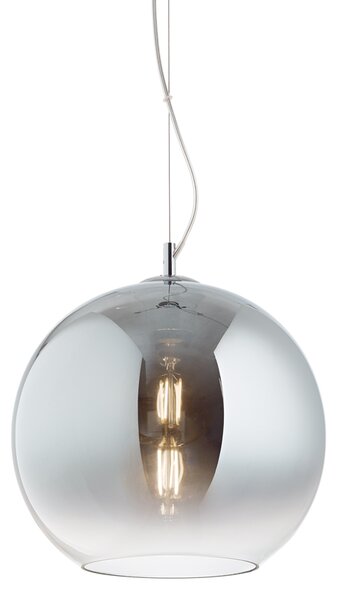 Sospensione Moderna Nemo Metallo Cromo Sfumato 1 Luce E27 D30Cm