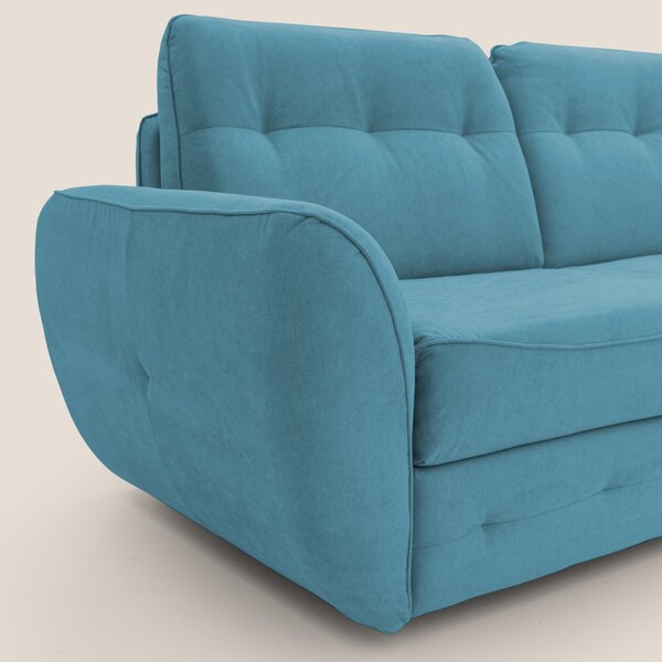 Zeus Divano letto scandinavo con schienale alto in tessuto impermeabil
