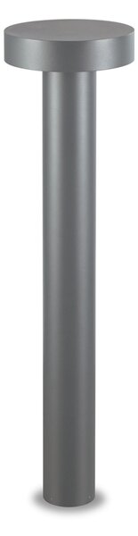 Piantana Moderna Tesla Alluminio Antracite 4 Luci 3W 3000K Luce Calda H80Cm