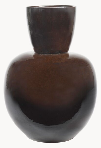 Vaso da terra in terracotta smaltata Pure, alt. 45 cm