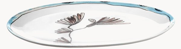 Piatto da portata in Fine Bone China Midnight Flowers